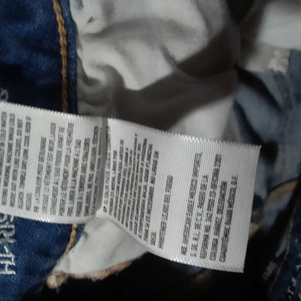 American Eagle Outfitters Distressed Denim Jeans Super Stretch High Rise Jegging